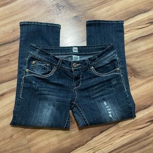 Y2K H2J Denim Capris Sz 7/8